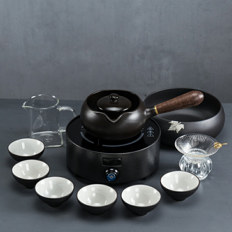 蠟燭加熱陶瓷茶壺底座功夫茶具保溫煮茶器套裝玻璃溫陶溫茶爐家用