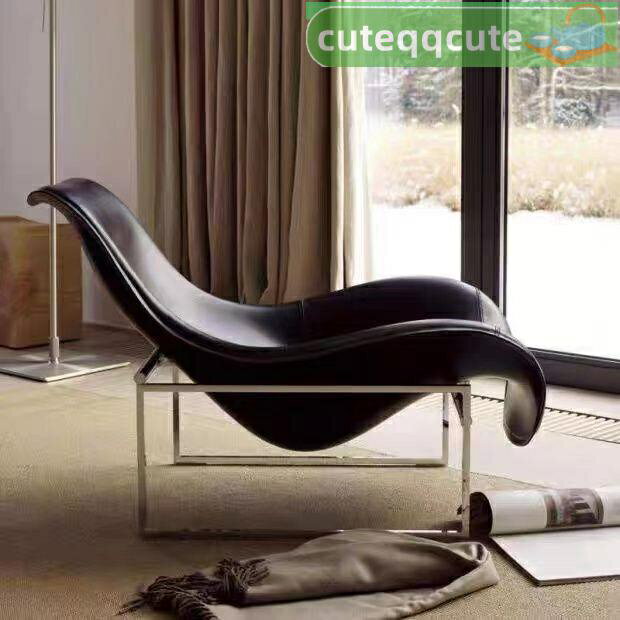 免運 單人沙發 和式椅 懶人沙發 美容椅 主人椅 北歐風 北歐輕奢設計現代藝術馬特鴨舌椅玻璃鋼樣板間大堂極簡單人沙發椅