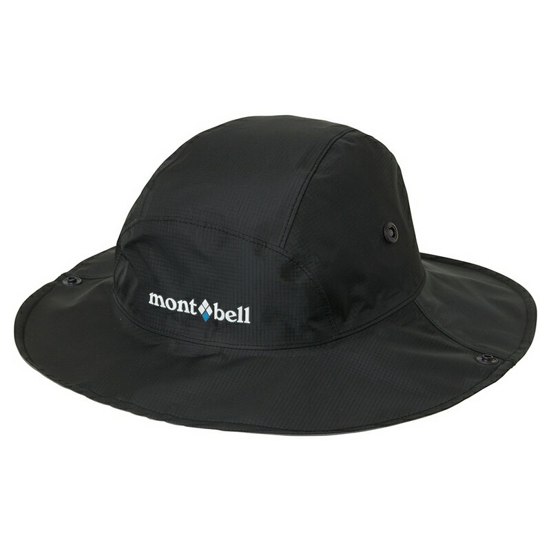 ├登山樂┤日本 mont-bell 防水圓盤帽 GORE-TEX Storm Hat # 1128656BK 黑