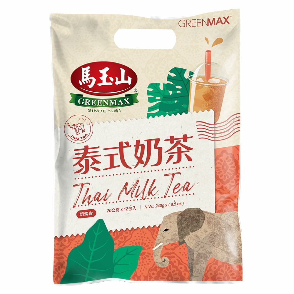 【馬玉山】泰式奶茶(12入) 冷泡/沖泡/茶飲/奶素食/台灣製造