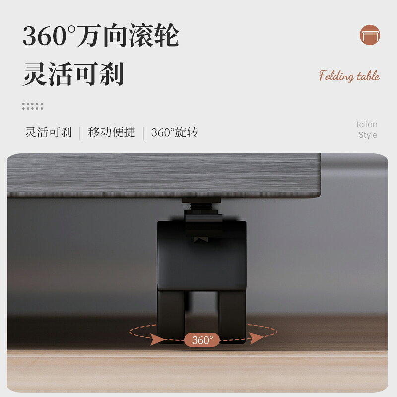 邊幾帶輪移動茶幾家用小戶型臥室床邊桌沙發邊柜簡易儲物小桌子 1