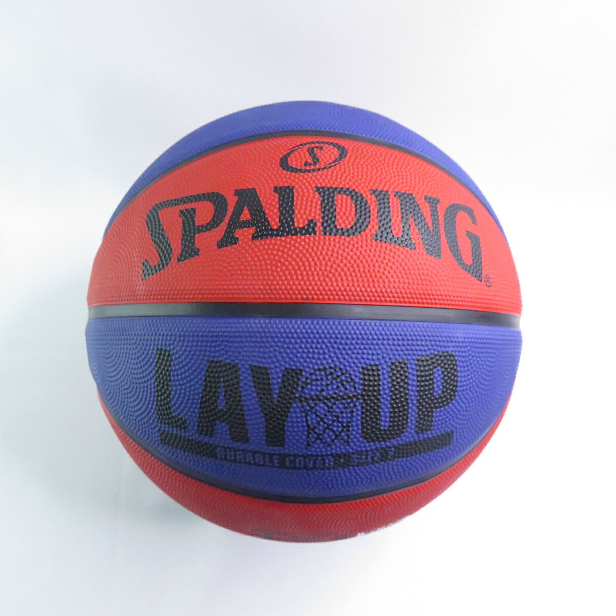SPALDING LAY UP SPA84554 橡膠 7號籃球 藍/紅【iSport愛運動】