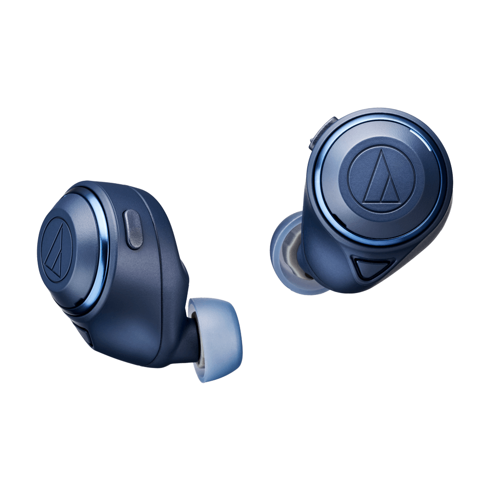 公司貨『 audio-technica 鐵三角 ATH-CKS50TW 藍色 』真無線藍牙耳機/藍芽5.0/Ø10mm驅動單元/充電盒/自動電源