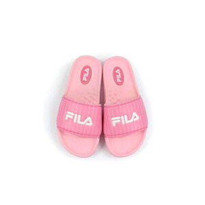 FILA 兒童輕量運動拖鞋S413U-551粉紅(19~24cm)