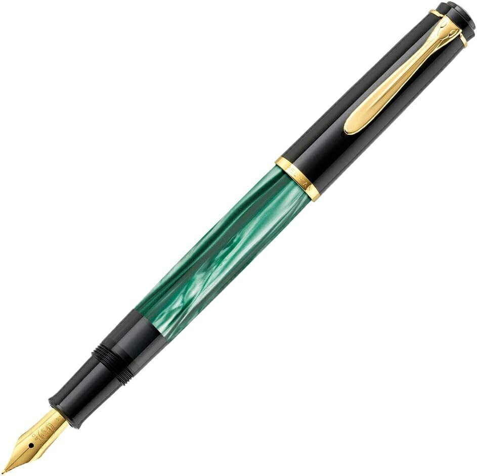 PELIKAN百利金 M200 鋼筆-綠石紋