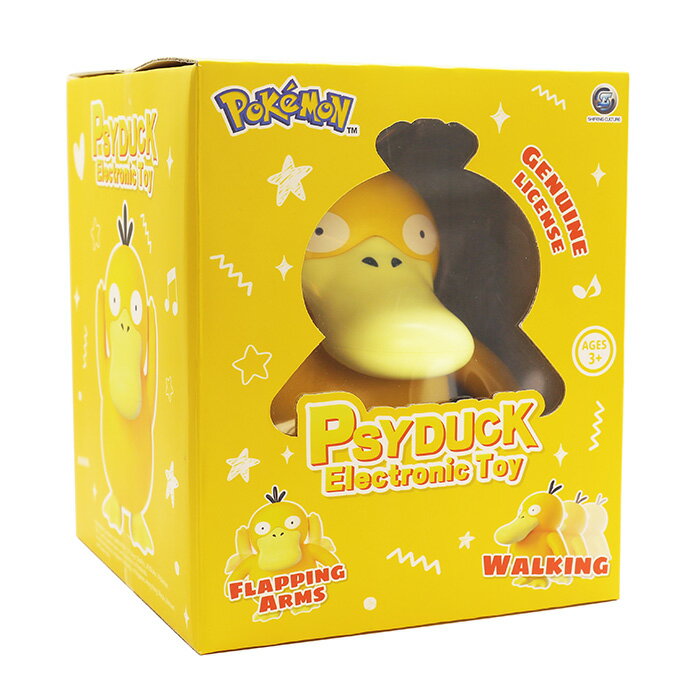 Pokemon 精靈寶可夢 可達鴨 聲控公仔 【鯊玩具】