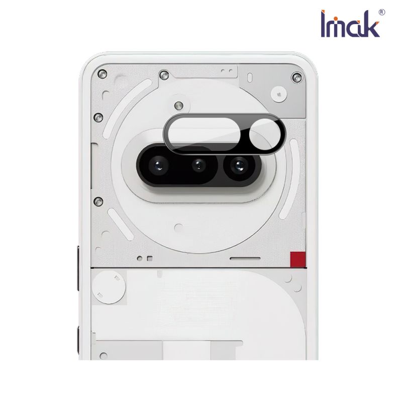 鏡頭貼 Imak 艾美克 Nothing Phone (3a) 鏡頭玻璃貼(一體式)(曜黑版) 奈米吸附 鏡頭貼 鏡頭保護貼 鏡頭膜【愛瘋潮】