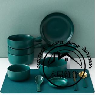 碗碟套裝家用陶瓷日式儀式感碗盤【木屋雜貨】