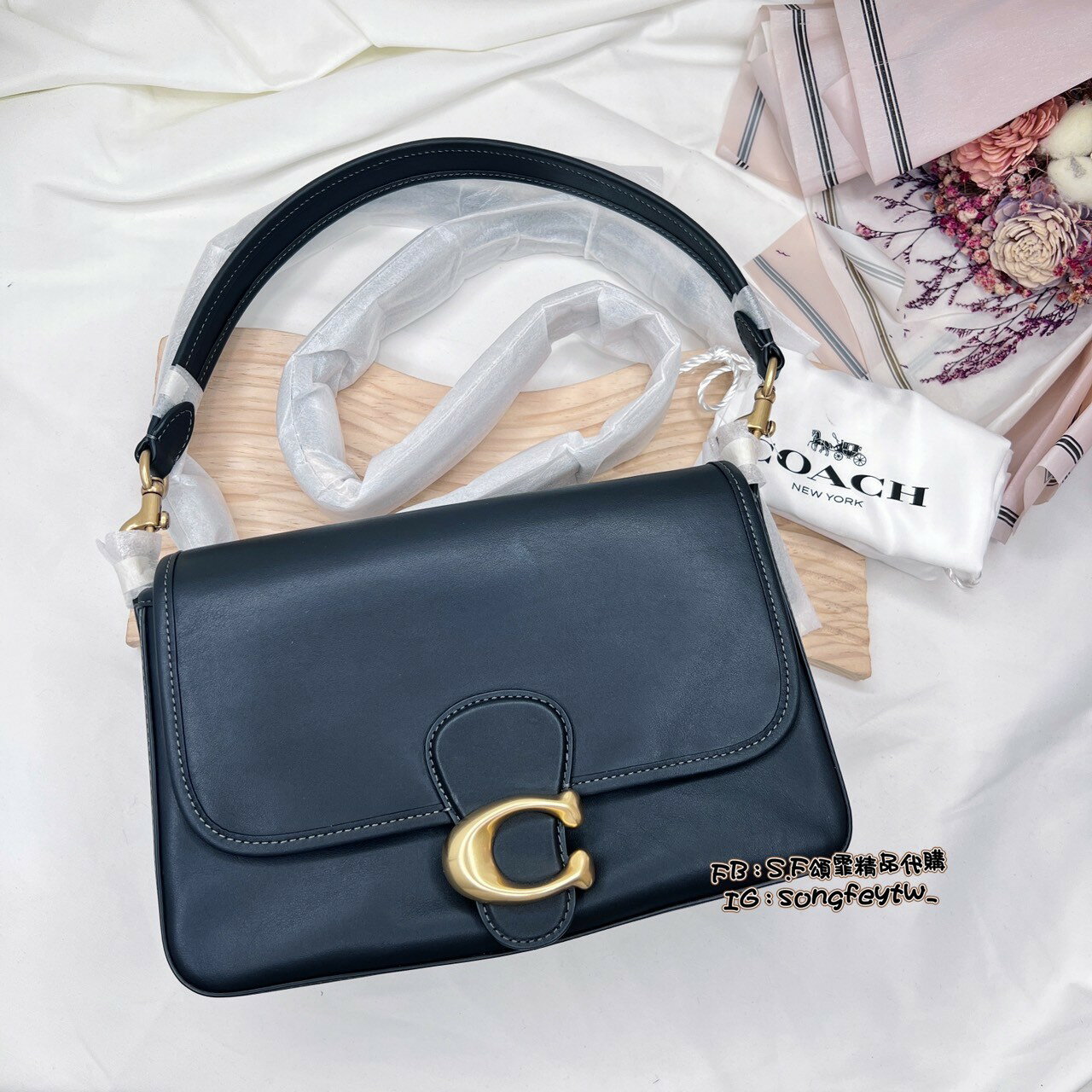 美國代購 臺灣現貨 COACH 專櫃款 Tabby信封包 斜揹包 肩揹包