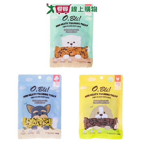 噢比利潔牙點心系列(雞肉+牛肉/鮭魚+起司/莓果+甜薯)(100G/包)【愛買】