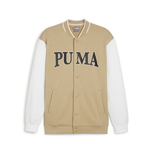 【滿額現折300】PUMA 外套 基本系列 SQUAD 卡其白 棒球外套 男 67897183