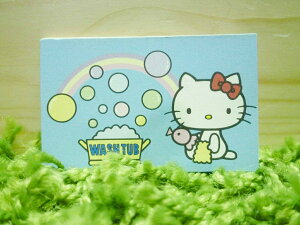 【震撼精品百貨】Hello Kitty 凱蒂貓 便條紙-冒泡泡圖案【共1款】 震撼日式精品百貨