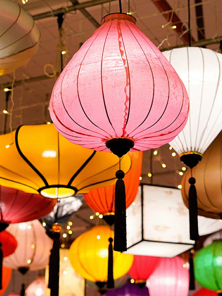 中秋燈籠古風裝飾戶外防水節日氛圍裝飾燈古典中國風仿古燈籠掛件 3