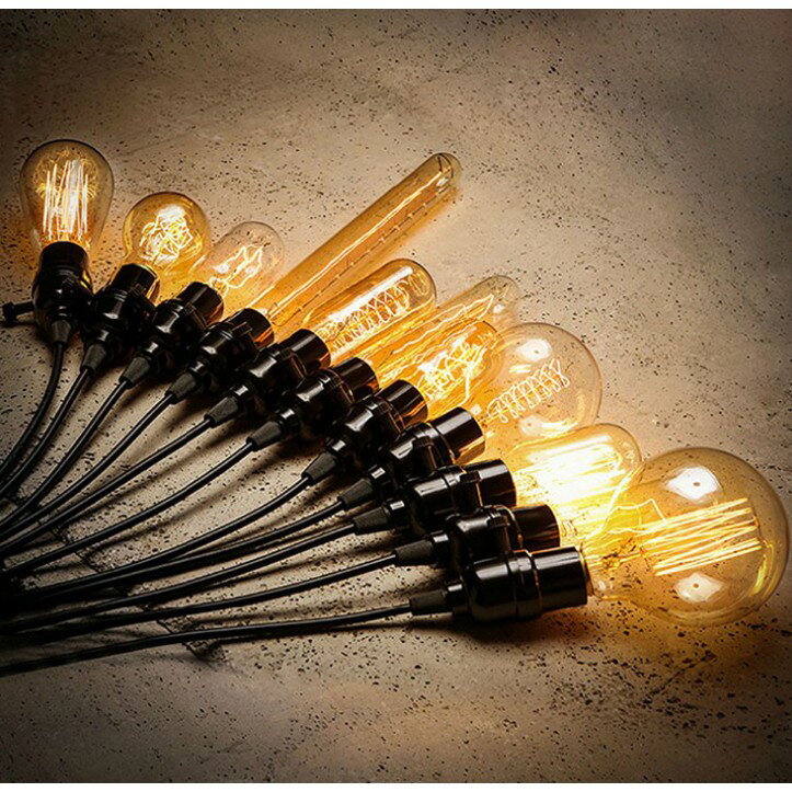 工業LED鎢絲造型T225燈泡 長笛試管玻璃燈泡 4W愛迪生E27美式鄉村LOFT餐廳咖啡廳酒吧居家