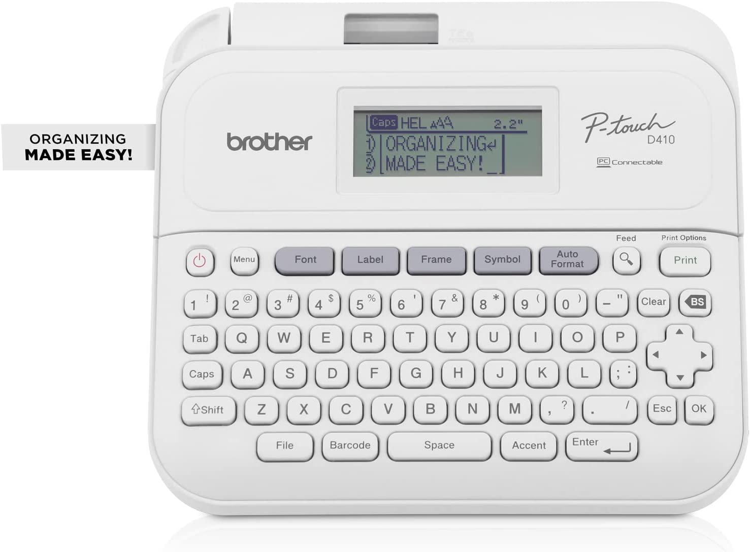 [3美國直購] Brother P-Touch PT-D410 標籤機 Home/Office Advanced Label Maker 適最寬18mm標籤