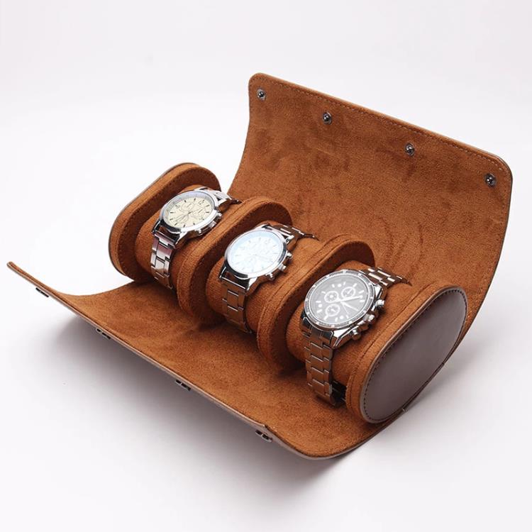 手錶收納盒便攜錶盒防塵防摔機械錶盒多功能旅行隨身錶袋包 全館免運