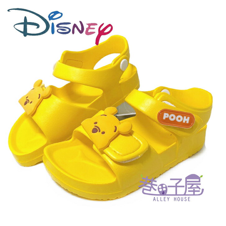 DISNEY迪士尼 童款小熊維尼防水超輕量涼鞋 [519309] 黃 MIT台灣製造【巷子屋】