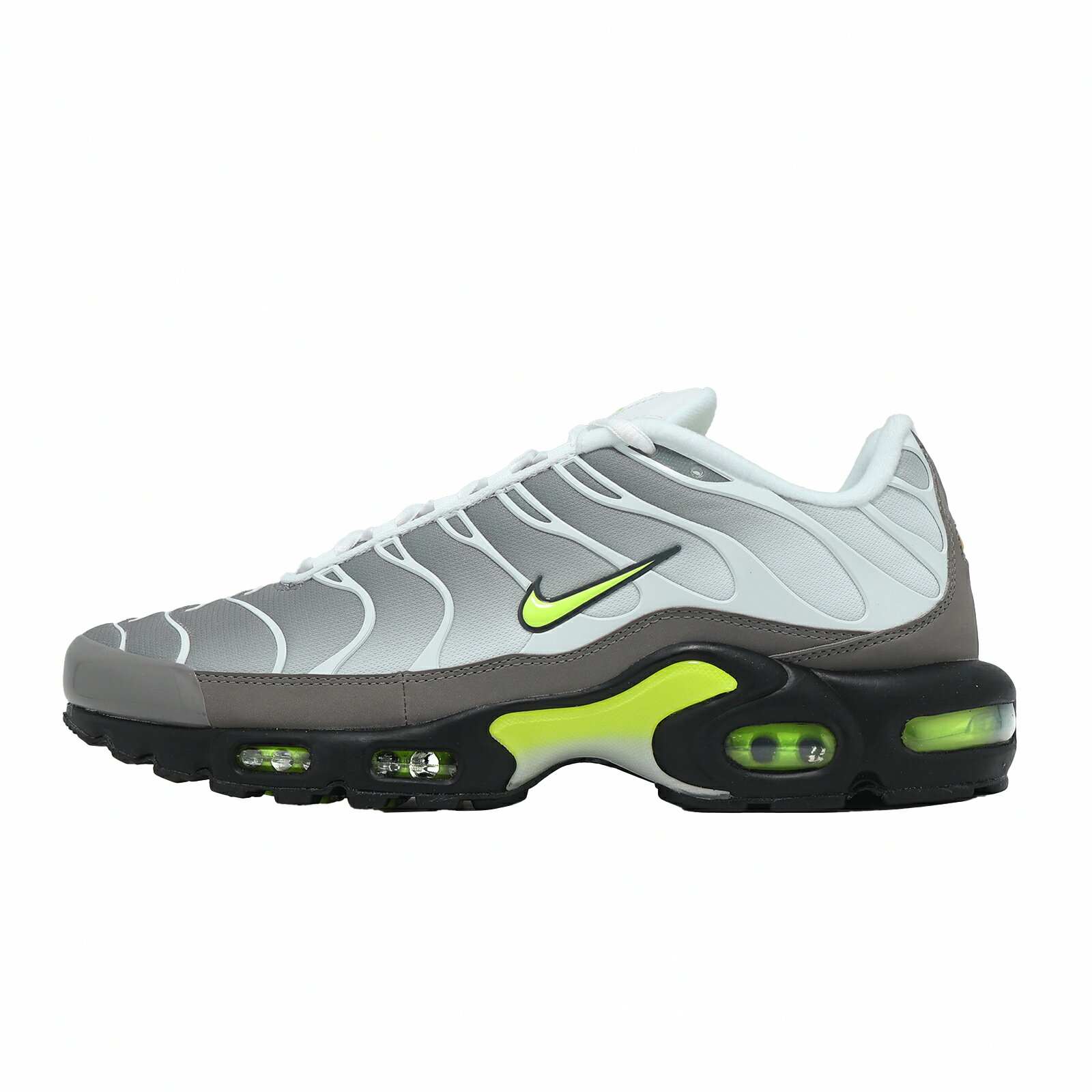 Nike 休閒鞋 Air Max Plus 男鞋 灰 黃 氣墊 復古 緩震 IQ0288-100