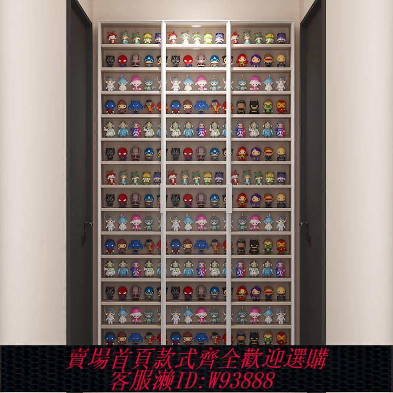 模型櫃 盲盒家用收納透明玻璃手辦櫃玩偶展示櫃泡泡瑪特墻上壁掛樂高模型