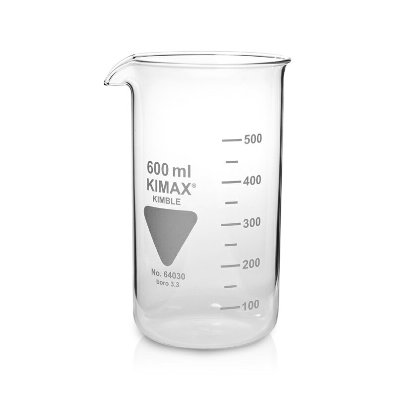 《KIMBLE》高型燒杯具嘴 ISO Beaker, Tall Form, with Spout, ISO