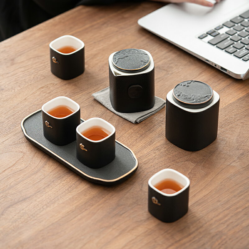 高質感粗陶泡茶具套裝組 辦公室茶具組 隨身茶具組 旅行茶具組 功夫茶具 中式茶具 泡茶壺泡茶用品泡茶組 禮品 送禮