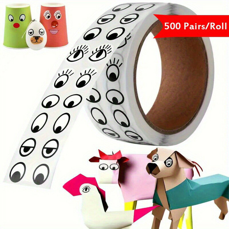 U 202 Cartoon eye sticker sheets 卡通眼睛不乾膠貼歐美新款爆