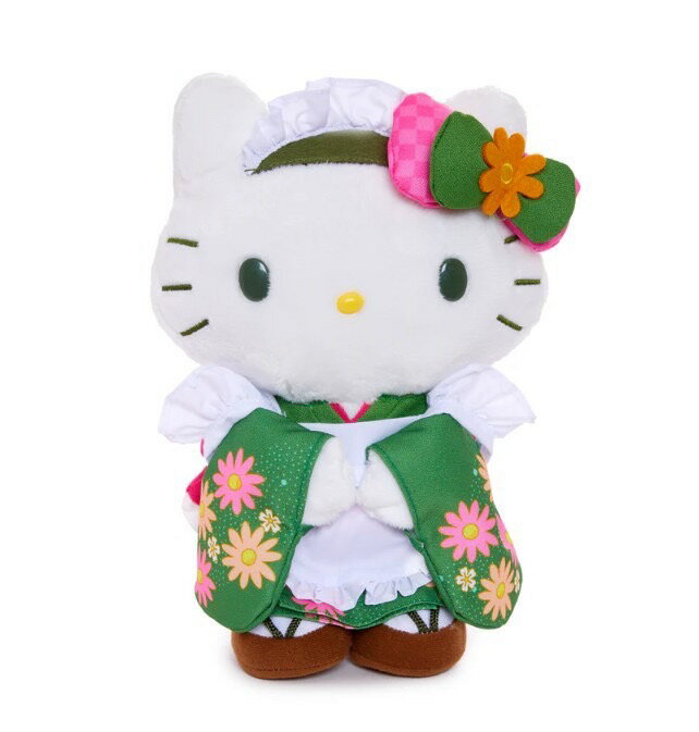 【震撼精品百貨】Hello Kitty 凱蒂貓~日本SANRIO三麗鷗 KITTY10吋絨毛玩偶娃娃-抹茶*15271