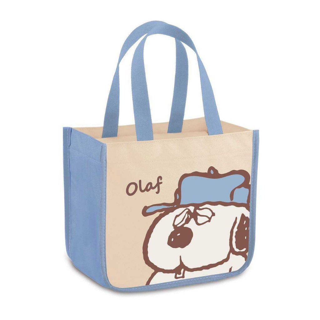 【晨光】史努比 餅乾輕巧手提保溫袋(藍色奧拉夫174074/咖色史努比174050/黃色胡士托174067)【現貨】