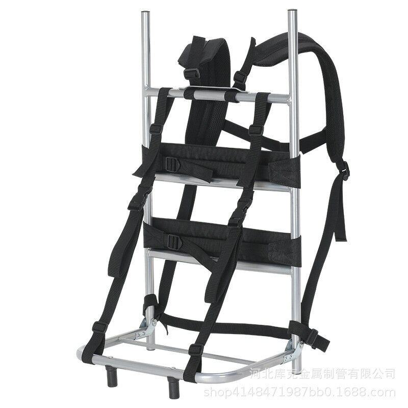 【輕量鋁合金】登山背架 摺疊背架 露營背架 徒步背架 行李背架 物資背架 便攜收納 承重穩固 戶外探險 旅遊登山 露營裝備