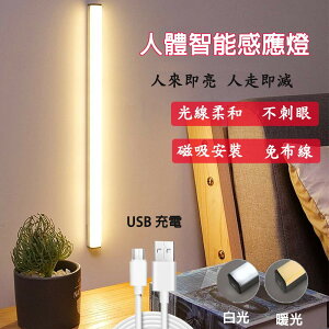 LED智能感應燈 紅外線人體感應燈 小夜燈 USB充電 磁吸感應燈 床頭燈 櫥櫃燈 展示燈 衣櫃燈