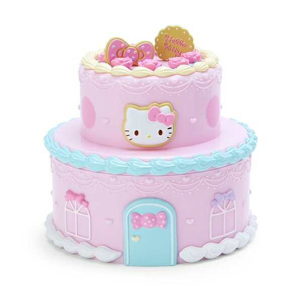 【震撼精品百貨】Hello Kitty 凱蒂貓~日本三麗鷗SANRIO KITTY蛋糕造型樹脂收納盒(甜蜜小鎮)*76512