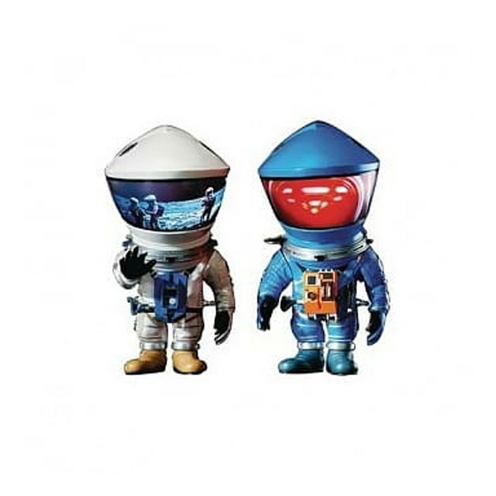 Star Ace toys Defo-Real 太空漫遊 銀色宇航員 & 藍色宇航員 雙入組