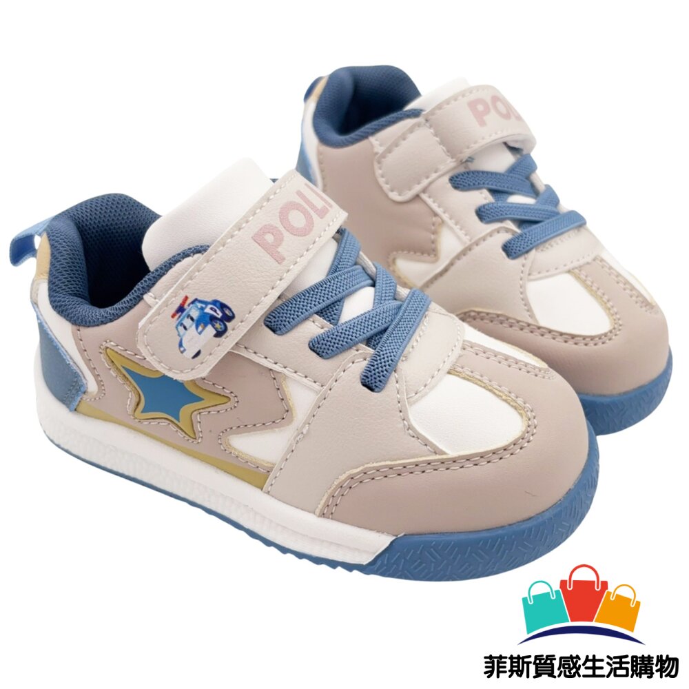 POLI波力男童休閒鞋 - 救援小隊 小童鞋 寶寶鞋 嬰幼童鞋 POLI童鞋 波力童鞋 休閒鞋 男小童 布鞋 童鞋 學步鞋 卡通童鞋 魔鬼氈鞋 輕量休閒鞋