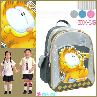 【Garfield 加菲貓】超輕加菲貓造型書背包.包包