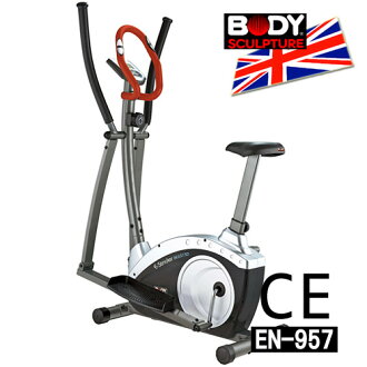 【BODY SCULPTURE】BE-6515D 數位交叉訓練機(安規認證)兩用健身車.手足健身車.推薦