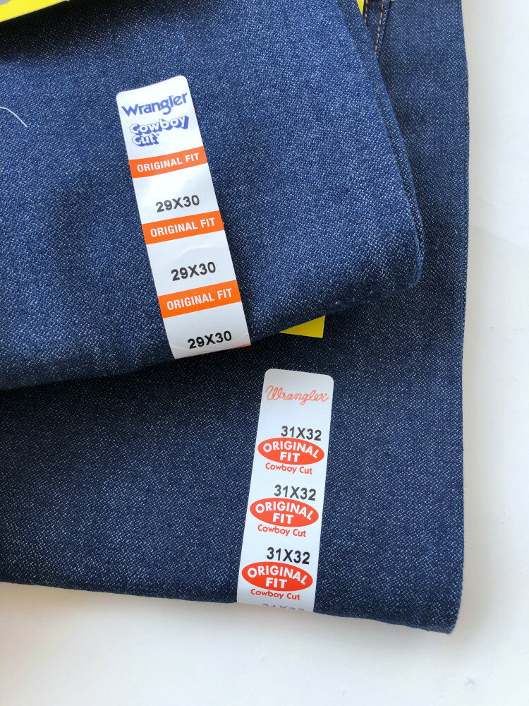 14.75oz美國正品威格wrangler直筒牛仔褲重磅未脫漿原牛0013mwz