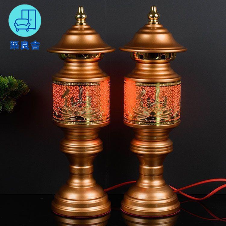 工廠直銷 蓮花燈 供燈 佛燈 長明燈 公媽燈 神桌燈 仙家專用燈 仙堂燈供佛燈財神爺長明燈LED神明燈佛堂燈照明插電式特惠/全館免運 特價出 開立發票 售後保障z211