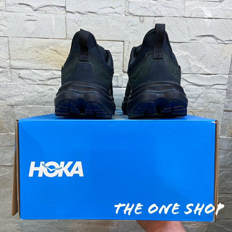 HOKA ONE ONE Anacapa 2 Low GTX GORETEX 黑色全黑低筒登山越野健行