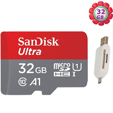 【附T05 OTG讀卡機 】SanDisk 32GB 32G microSDHC【Ultra 98MB/s】Ultra microSD micro SD SDHC UHS UHS-I Class 10 C10 原廠包裝 記憶卡 手機記憶卡