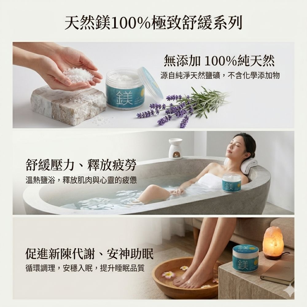 隔日出貨【光隆生技】天然鎂100%舒緩沐浴鹽/Exfoliating Salt Scrub 去角質 250ml 4