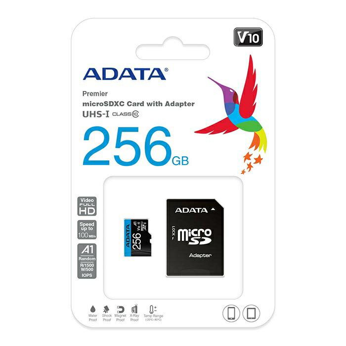 【滿額折120 最高3000回饋】ADATA 威剛 Switch 專用 256GB 記憶卡 microSDXC【現貨】【GAME休閒館】IP0272