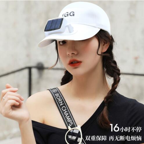 店長推薦 夏季新款 創意 太陽能小風扇帽子 戶外隨身 便攜式USB充電 帽子帶風扇