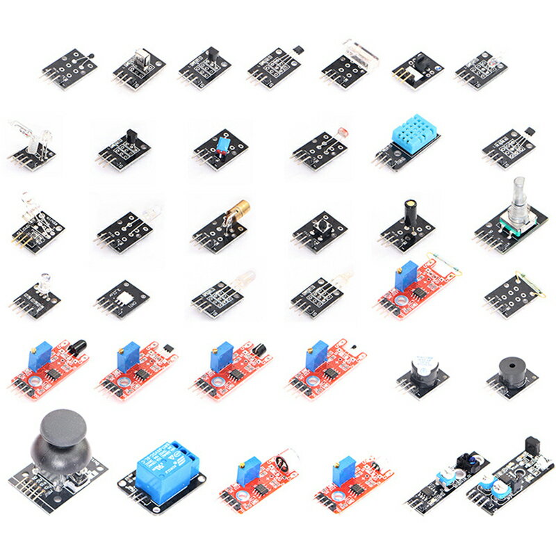 37種傳感器套件 電子模塊傳感器 機器人智慧小車套件 相容Arduino