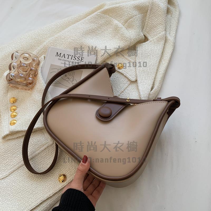 小包包女士側背包腋下水桶包高級感質感斜挎包百搭單肩包斜背包【時尚大衣櫥】 5