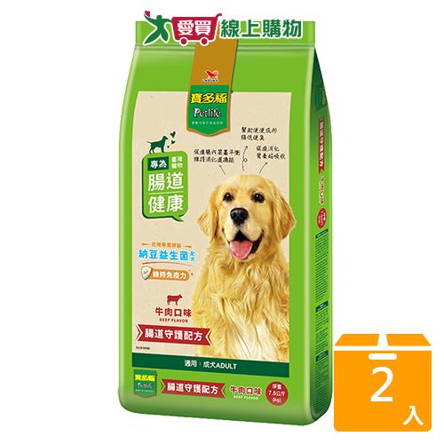 統一寶多福牛肉乾狗糧7.5KG【兩入組】【愛買】