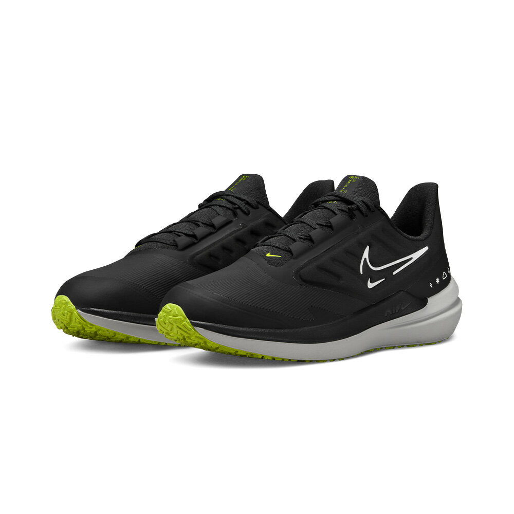 【滿2件再95折】【毒】Nike Air Winflo 9 Shield 慢跑鞋 黑白 防潑水 運動鞋 DM1106-001