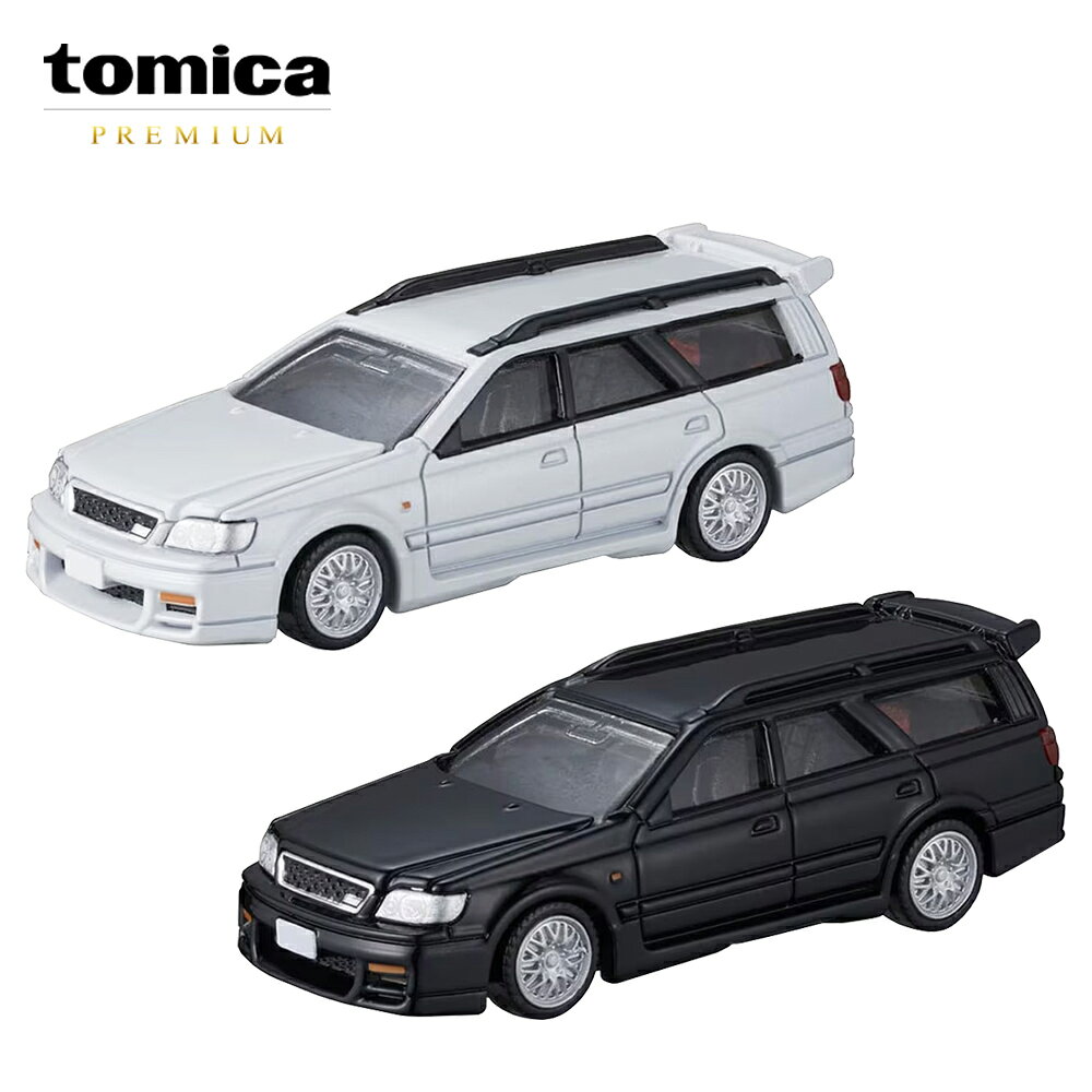 【日本正版】兩款一組 TOMICA PREMIUM 50 日產 STAGEA NISSAN 玩具車 多美小汽車 - 098706