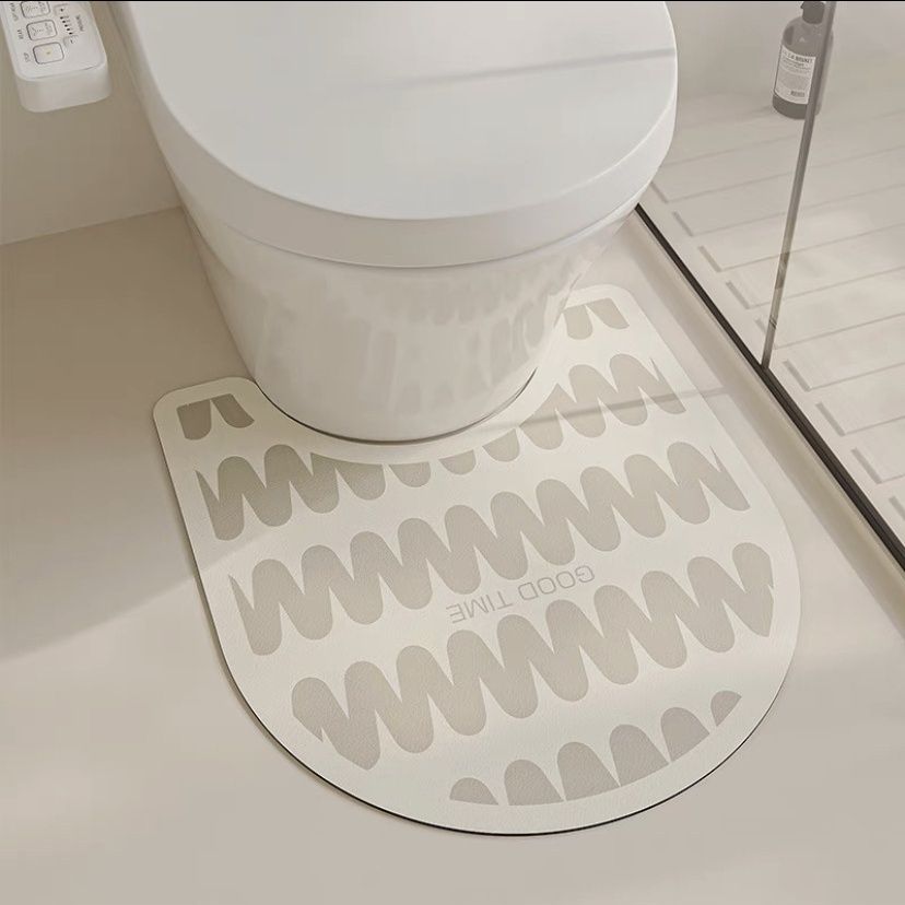 【免運】可開發票 浴室吸水軟硅藻泥地墊衛生間防滑腳墊廁所馬桶套裝家用洗手臺地毯