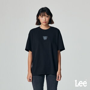 Lee 男女同款 寬鬆版 標語文字LOGO 短袖T恤 | Modern & FITS’ EM ALL
