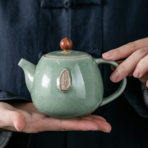 陶瓷紫砂西施壺茶壺系列多款可選開片可養家用簡約中式客廳泡茶